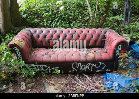 Red Leather Chair Repair