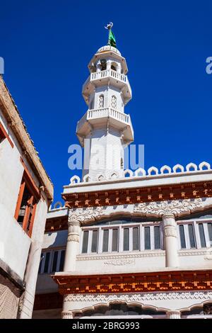 Leh Jama Masjid is a main mosque in the centre of Leh city in Ladakh, north India Stock Photo