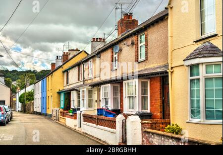 Houses in Beaumaris, Isle of Anglesey, Wales Stock Photo