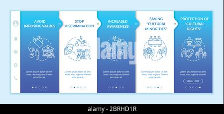 Stop racism onboarding vector template Stock Vector
