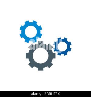 gear vector design template illustration Stock Vector