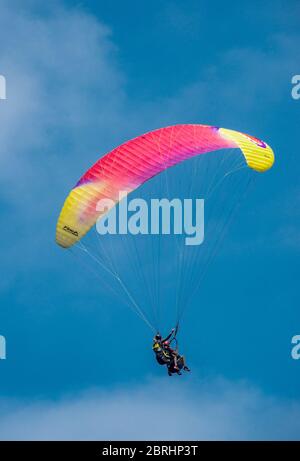 Hang gliding Bald Hill Stanwell Park NSW Australia Stock Photo