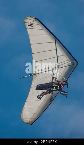 Hang gliding Bald Hill Stanwell Park NSW Australia Stock Photo