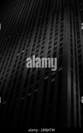 Comcast Building Rockefeller Center New York City Skyscrapers Stock Photo