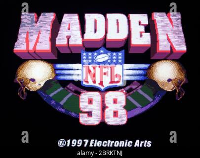 Madden NFL 98 - SNES Super Nintendo - Editorial use only Stock Photo - Alamy