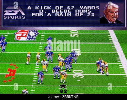 Madden NFL '98 - Sega Genesis Mega Drive - Editorial use only Stock Photo -  Alamy