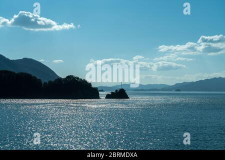 Islands of the Seto Inland Sea. Ikuchijima, Omishima, Takaneshima, Hakatajima. Geiyo Islands, Japan Stock Photo