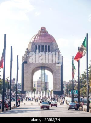 Monumento a la Revolucion (Revolution Monument) Mexico City, Mexico Stock Photo