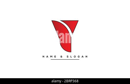 Abstract Letter Y, YY Logo Monogram Stock Vector