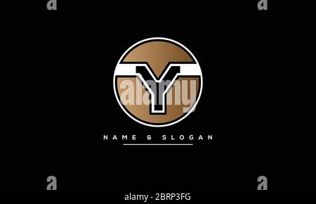 Abstract Letter Y, YY Logo Monogram Stock Vector