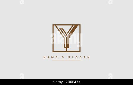 Abstract Letter Y, YY Logo Monogram Stock Vector Image & Art - Alamy