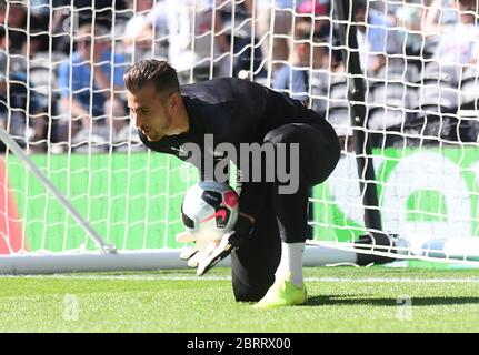 LONDON, ENGLAND - AUGUST 25, 2019: Martin Dubravka of Newcastle pictured ahead of the 2019/20 Premier League game between Tottenham Hotspur FC and Newcastle United FC at Tottenham Hotspur Stadium. Stock Photo
