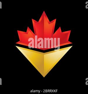 Autumn logo design template Stock Vector