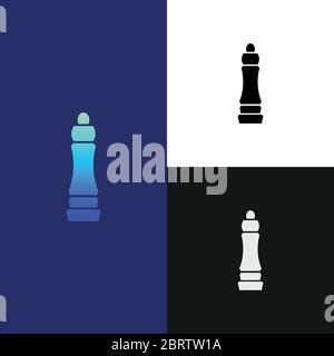 This icon is intended for the chess field, but can also be used in various other creative businesses for educational and commercial purposes. Stock Vector