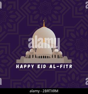 This illustration was made with the aim of welcoming Eid. This illustration can be used by companies or various other creative businesses for commerci Stock Vector