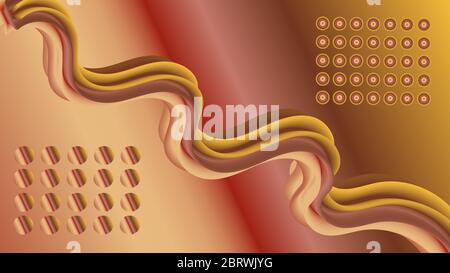 DESIGN ABSTRACT BLEND VECTOR ARTS Stock Vector