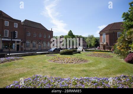 The town centre in High Wycombe in Buckinghamshire, UK Stock Photo