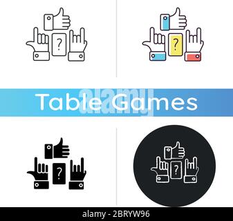 Charades icon Stock Vector