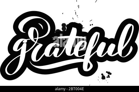 Vector calligraphy illustration isolated on white background Stock Vector
