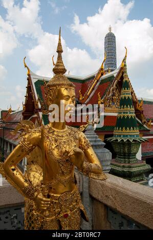 The Grand Palace, a must-see attraction in Bangkok, Thailand. Stock Photo