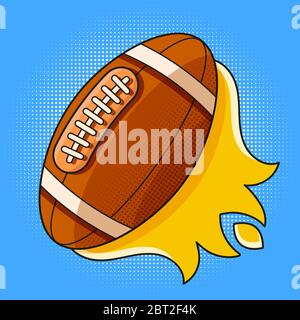 American Football Vector Icon, Sports Ball Symbol. Modern, Simple Flat Vector Illustration For Web Site Or Mobile App Stock Vector
