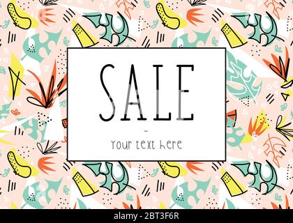 Paper Tropical Leaves Papercut Summer Beach Exotic Pulm Decoration Vector  Round Banner Stock Illustration - Download Image Now - iStock