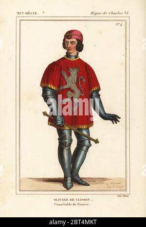 Olivier V de Clisson, connetable de France, Breton soldier known as le ...