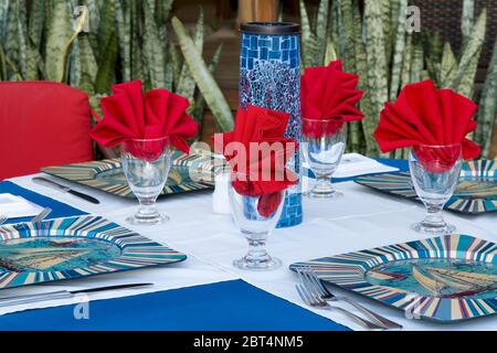 Restaurant in the Marina, Cabo San Lucas, Baja California Sur, Mexico, North America Stock Photo