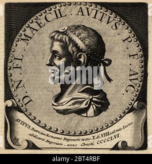 Marcus Maecilius Flavius Eparchius Avitus, Western Roman Emperor from