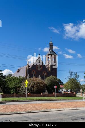 Saint Patrick Catholic Church was built in 1908/09 in Gothic style of architecture in the town of Glen Innes, New South Wales, Australia Stock Photo