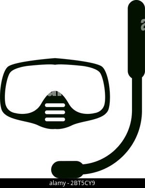 Diver glasses graphic design template vector isolated Stock Vector