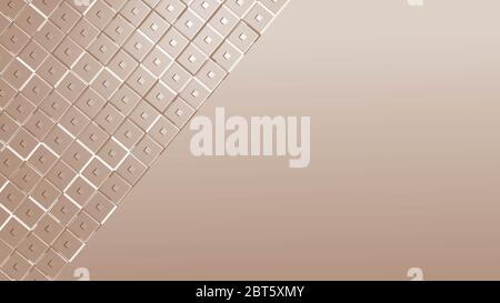Abstract background - mosaic of square graphic elements - blank space for your text Stock Photo