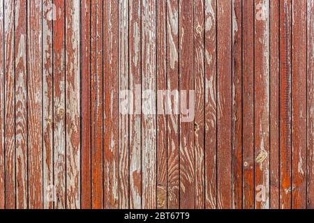 Grey barn wooden wall planking wide texture. Old solid wood slats rustic background. Dark hardwood weathered square surface. Grungy faded Stock Photo