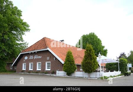 Leer, Germany. 23rd May, 2020. A Sign That Says 