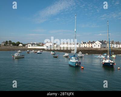 Isle of Whithorn moorings, Machars Stock Photo