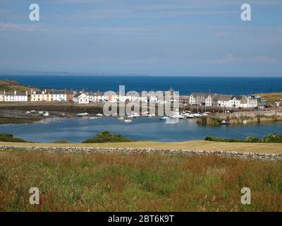 Isle of Whithorn moorings, Machars Stock Photo