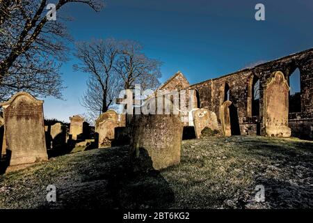 Whithorn old priory, Machars of Wigtownshire Stock Photo