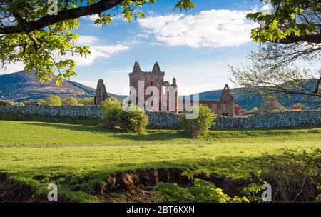 Sweetheart Abbey, New Abbey, Dumfries, Nithsdale Stock Photo