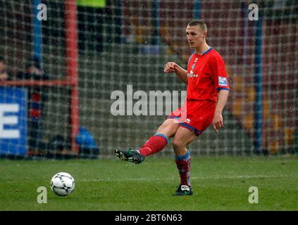 ALDERSHOT, UK. MARCH 22: Rhys Day Captain of Aldershot Town during