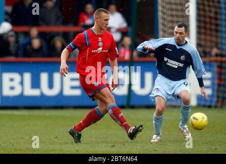 ALDERSHOT, UK. MARCH 22: Rhys Day Captain of Aldershot Town during Blue  Square Premier League between Aldershot Town and Altrincham at the  Recreation Stock Photo - Alamy