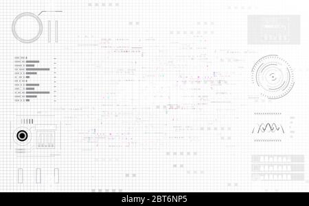 Abstract background digital structure elements technology communication network design, Abstract futuristic energy science system. Stock Vector