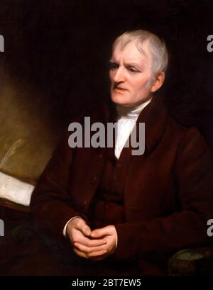 John Dalton (1766-1844), portrait by Thomas Phillips, oil on canvas, 1835. Stock Photo