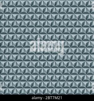 Abstract 3d geometric background with triangular pyramids. 3d vector wall pattern. Stock Vector