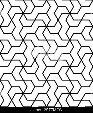 Islamic geometric seamless vector pattern. Arabic geometric seamless background Stock Vector