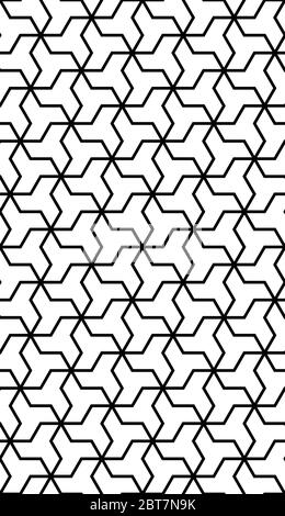 Islamic geometric seamless vector pattern. Arabic geometric seamless background Stock Vector