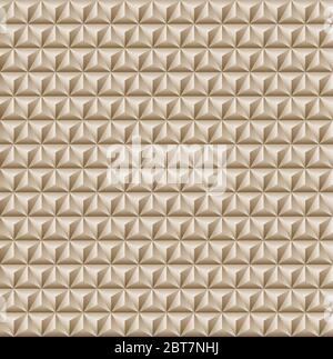 Abstract 3d geometric background with triangular pyramids. 3d vector wall pattern. Stock Vector