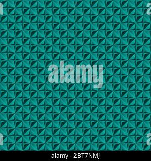 Abstract 3d geometric background with four pointed star. 3d vector wall pattern. Stock Vector