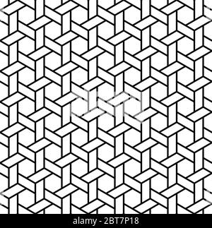 Islamic geometric seamless vector pattern. Arabic geometric seamless background Stock Vector