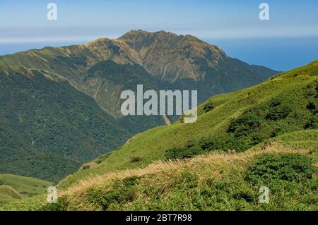 Nature landscape at Yangmingshan National Park, Taipei, Taiwan Stock Photo