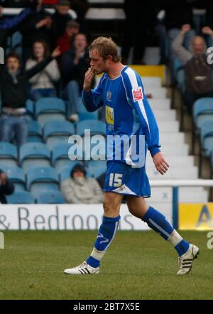 LONDON, UK MARCH 29: Peterborough's Scott Rendell scores his 2nd and ...
